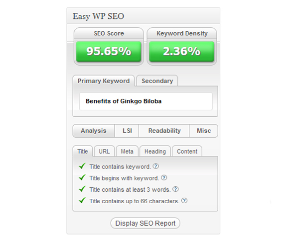 easy wp seo plugin