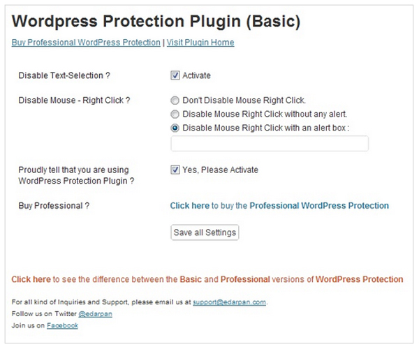 protection plugin